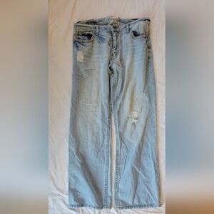 Aeropostale Men's Relaxed Light Blue Jeans